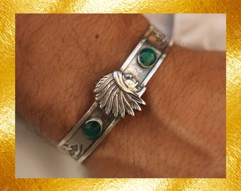 Indian Silver Limited Edition Bracelet, Navajo  Bracelet, Mens bracelet, Silver bracelet, Sterling bracelet, Bracelet femme, Bracelet homme