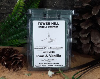 Wax Melts | Pine & Vanilla | Tower Hill Candle Company