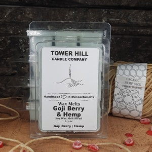 Wax Melts | Goji Berry & Hemp | Tower Hill Candle Company