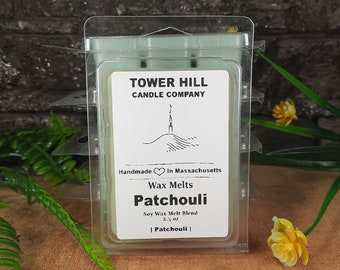Fondants de cire | Patchouli | Entreprise de bougies Tower Hill