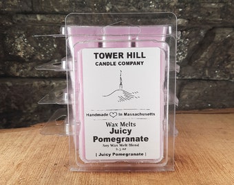 Wax Melts | Juicy Pomegranate | Tower Hill Candle Company
