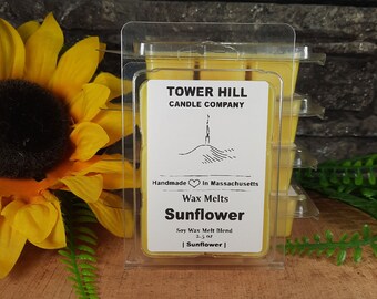 Fondants de cire | Tournesol | Entreprise de bougies Tower Hill