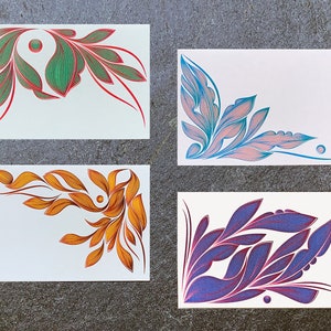 Set of 8 - The Four Seasons - Any Occasion Blank Cards - 3.5"x5"