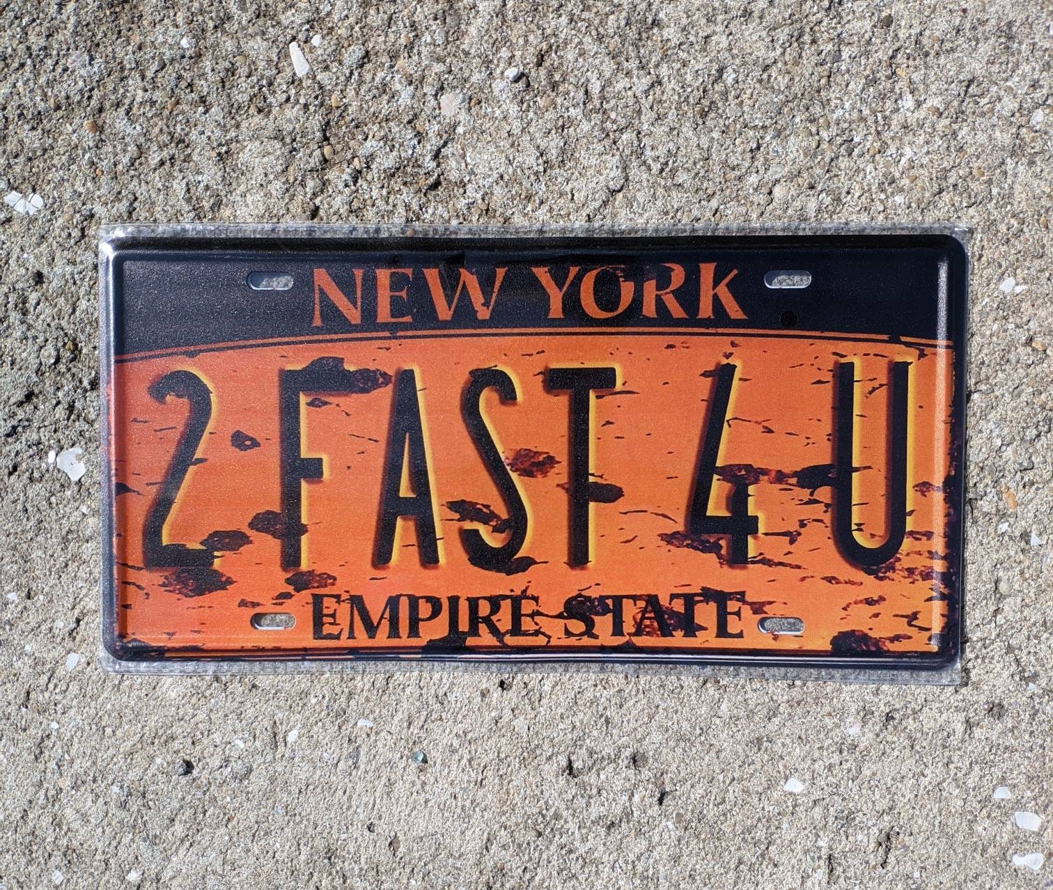 USA Vintage Style License Plates Etsy