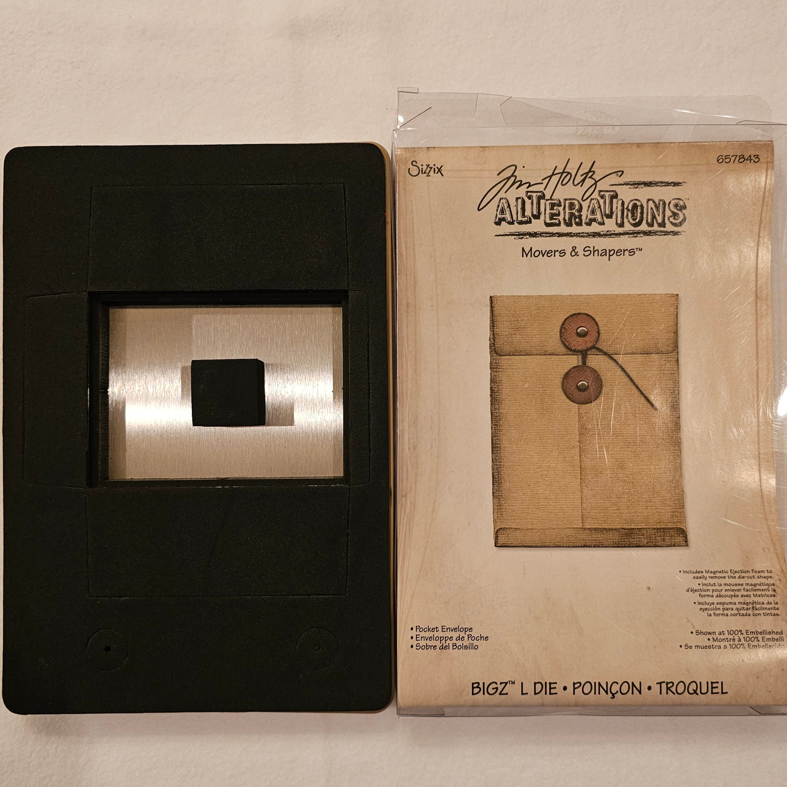 Sizzix Pocket Envelope L Die 657843 - Etsy