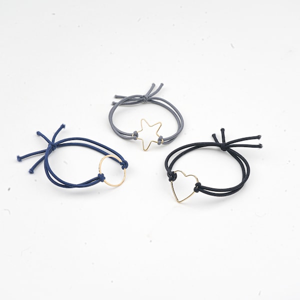 Geometric Tie Bracelet Minimalist Hair Tie String Bracelet  Bracelet Korean Hair Accessories Hair Bands for Women.Hair Elastic Bands