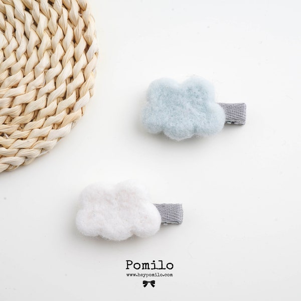 Felt Hair Clips Etsy