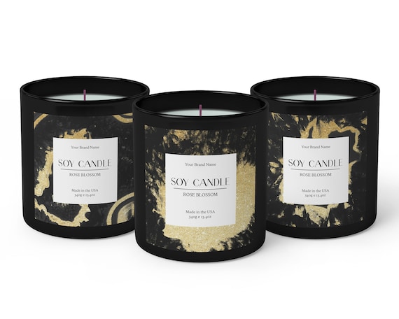 How to Brand Custom Candle Labels for Jars, Votives, & Tins
