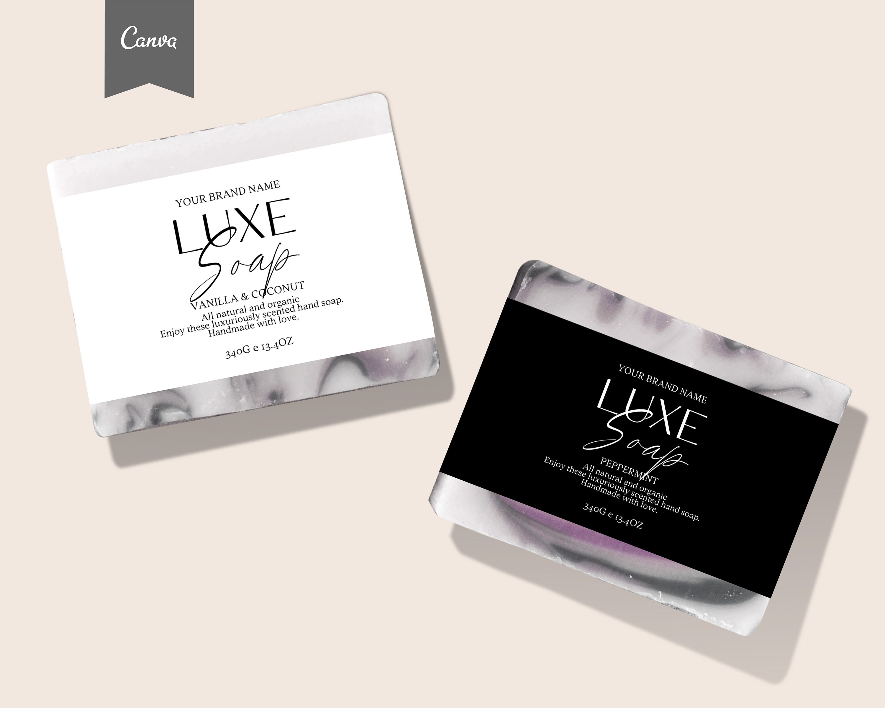 Editable BAR SOAP Label DIY Soap Labels Editable Soap - Etsy