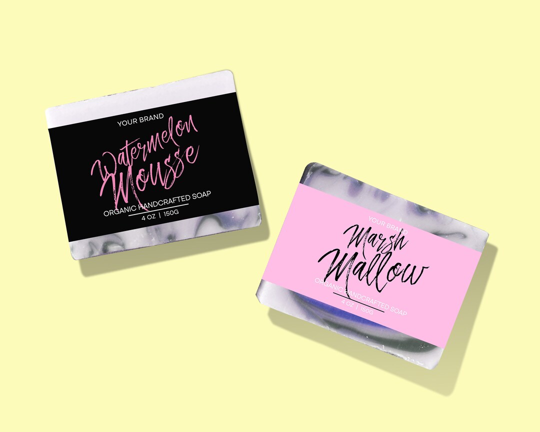 Editable BAR SOAP Label DIY Soap Labels Editable Soap - Etsy