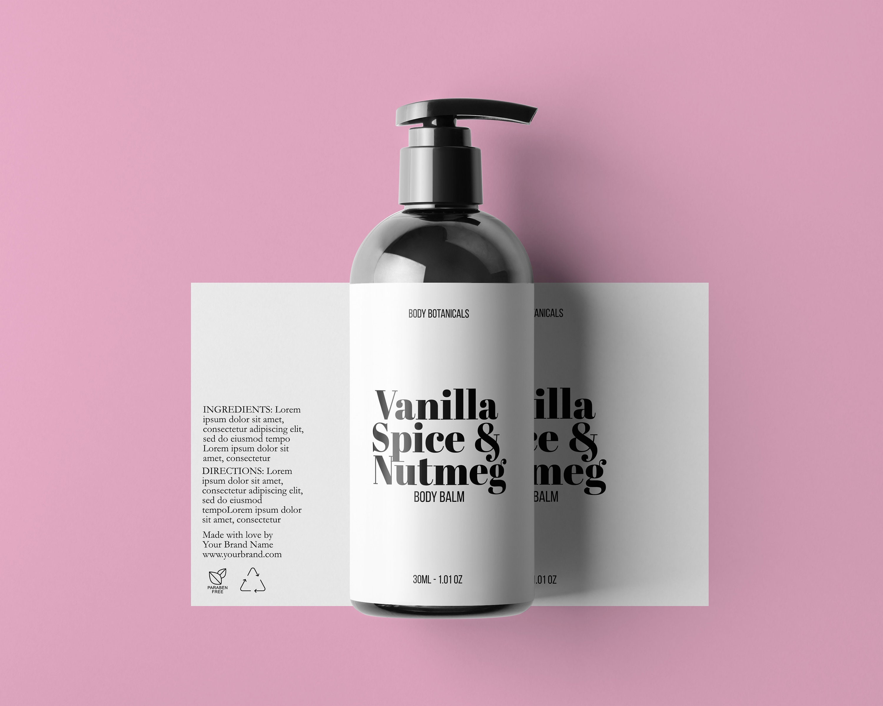editable cosmetic labels editable body product labels diy etsy