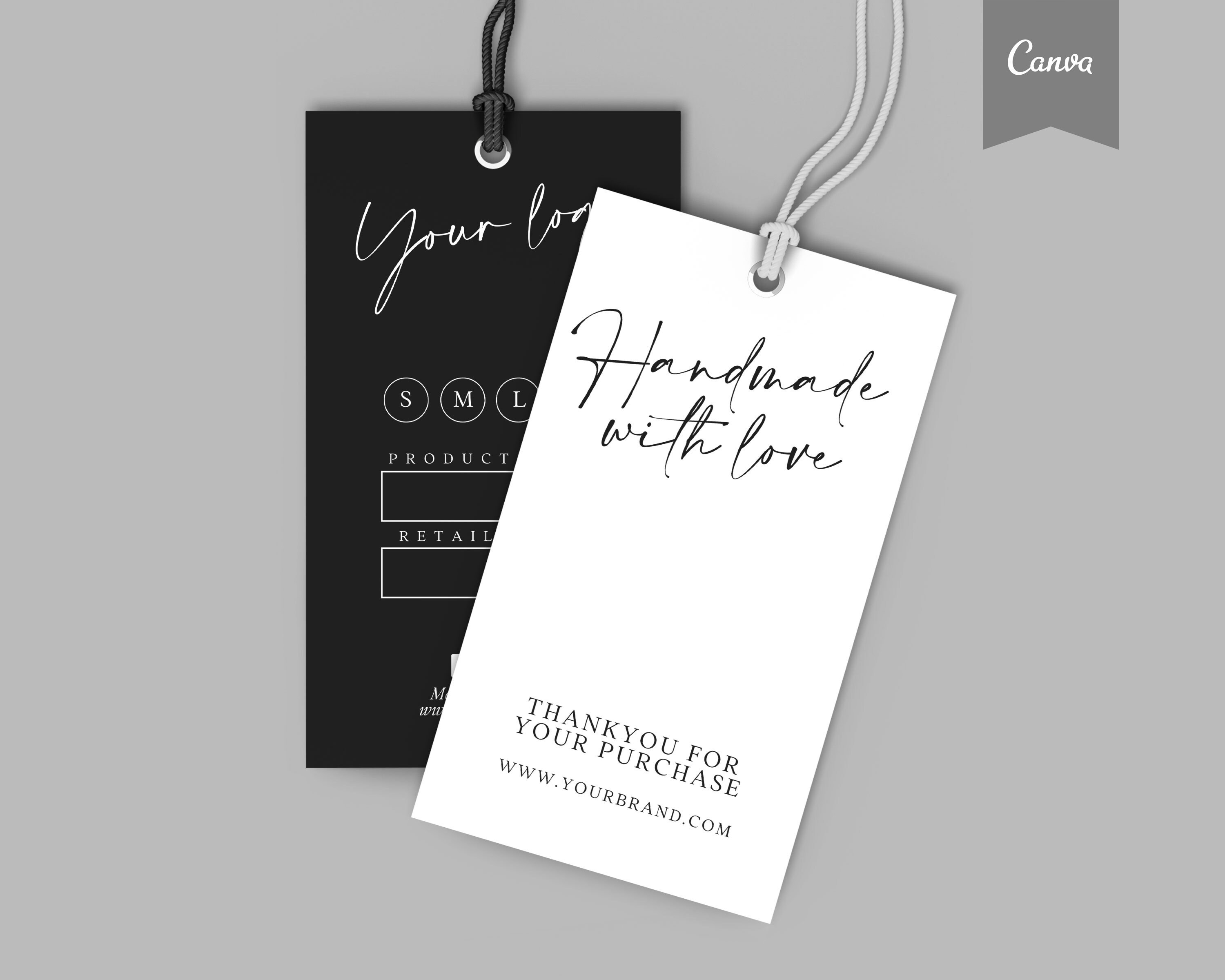 Custom HANG TAGS Small Business Swing Tag Boutique Clothing Etsy