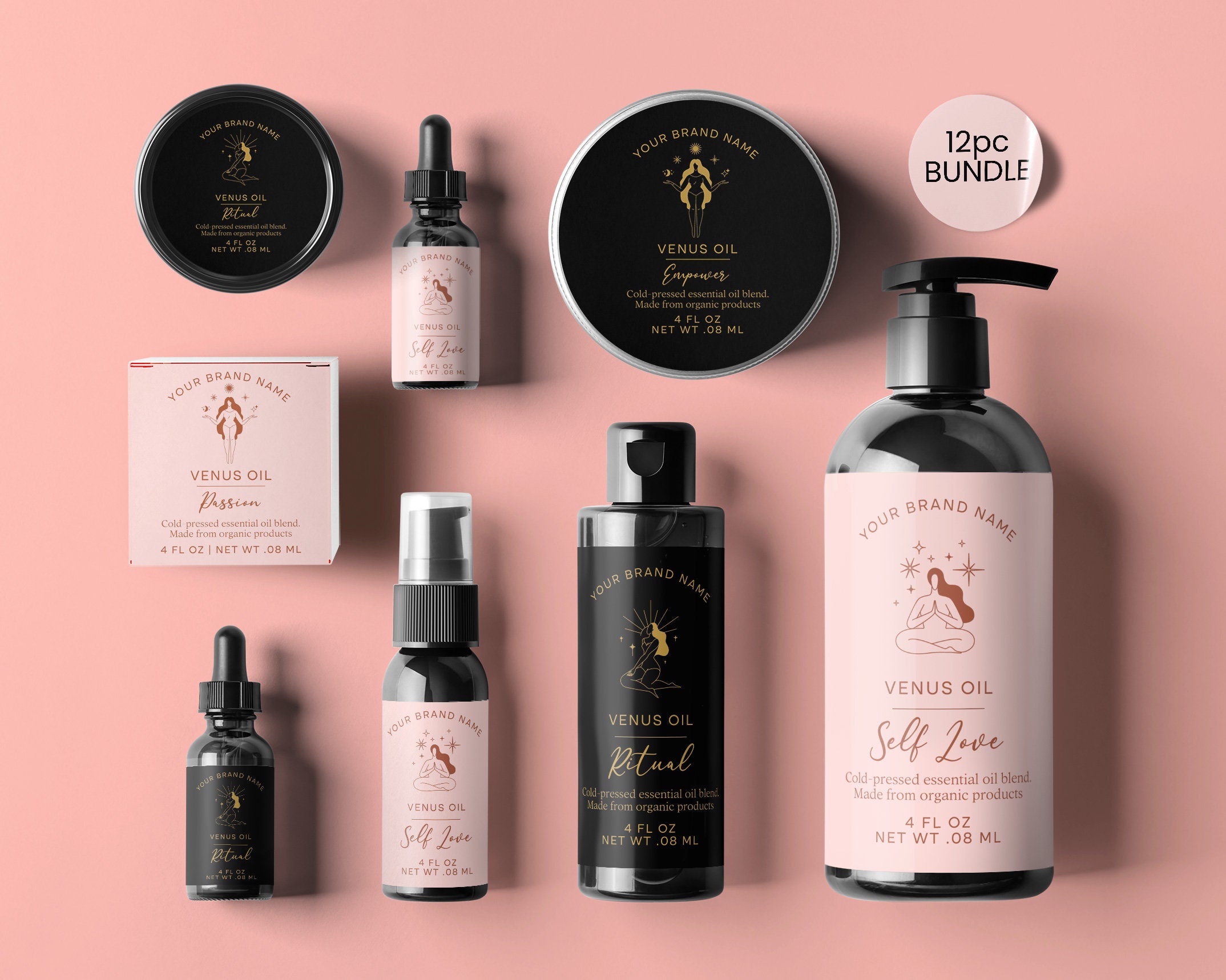 Cbd Oil Branding - Etsy