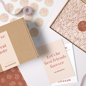 Modelos de embalagens de marca, pacote de modelos de embalagens de marca editáveis, etiqueta de caixa editável, design de embalagem, design de embalagem, etiqueta personalizada