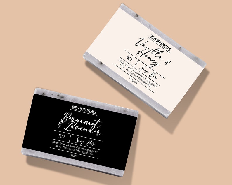 Editable BAR SOAP Label DIY Soap Labels Editable Soap - Etsy