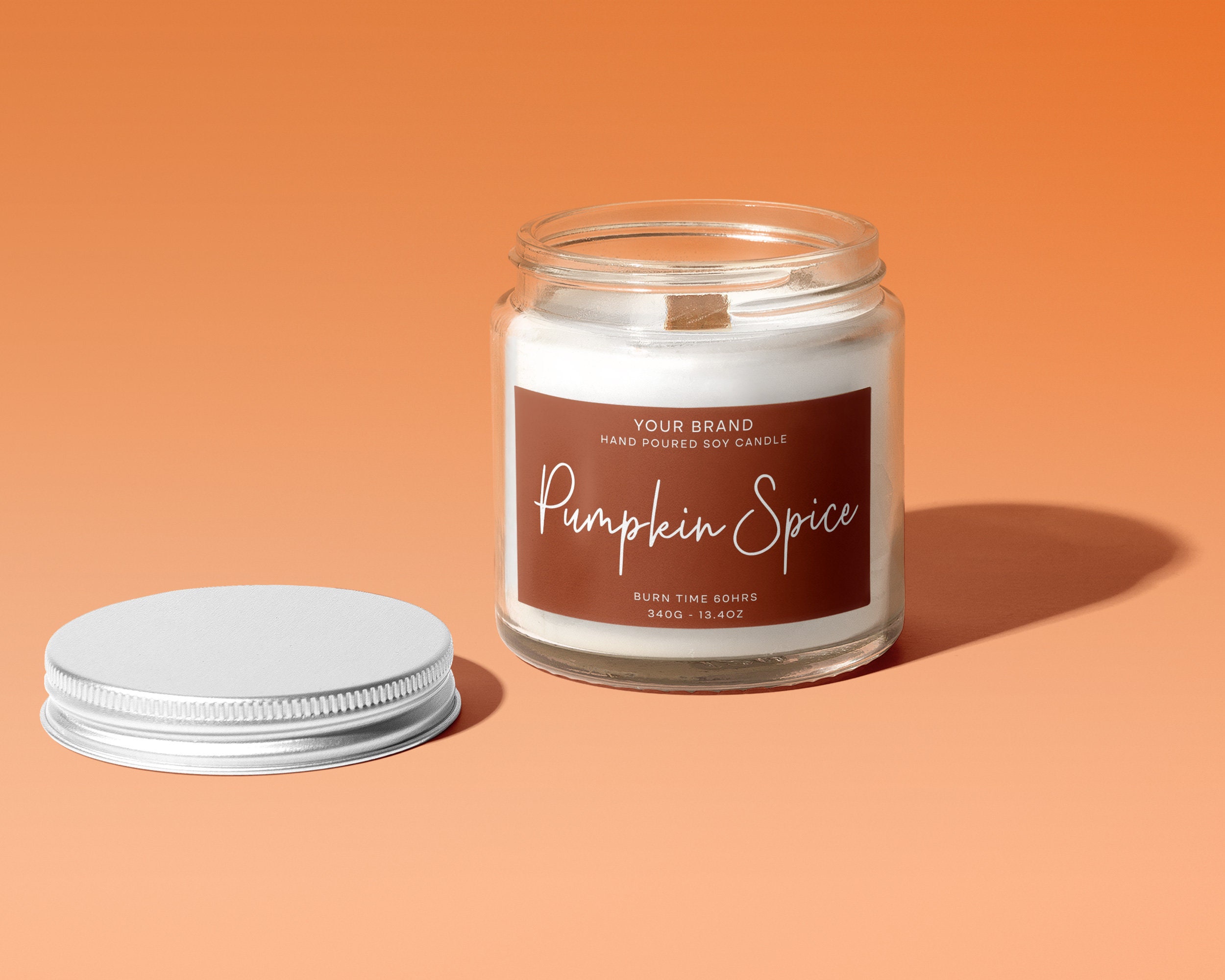 FALL Editable Candle Label AUTUMN Candle Label Design Candle - Etsy UK