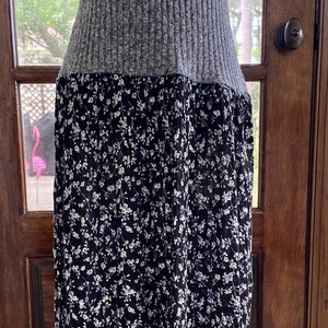 Langes graues und blaues Kleid S/M | Etsy