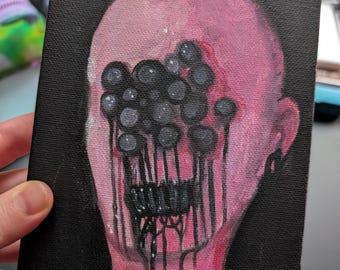 De otro mundo / Gouache / Lienzo de 5x7 pulgadas