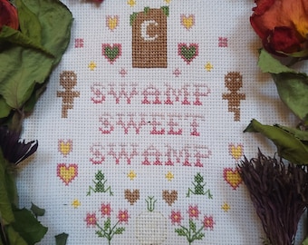Shrek Swamp Cross Stitch Pattern (PDF).