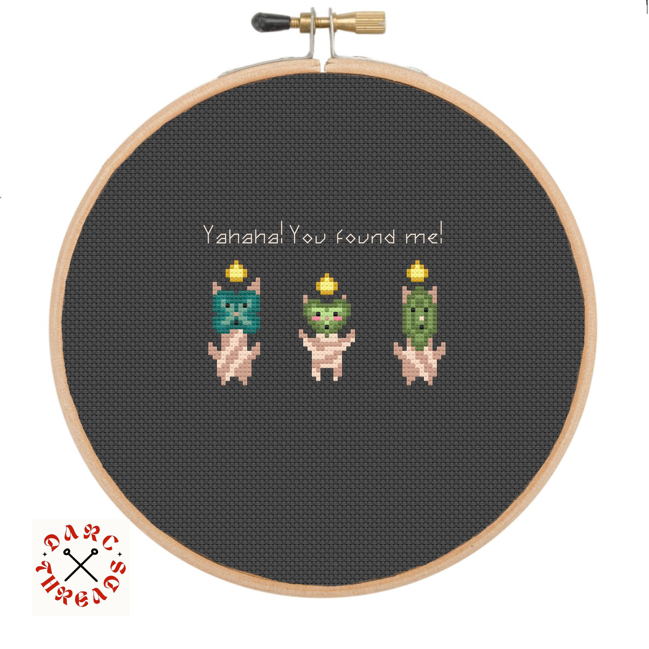 Korok, Botw, Totk, Cross Stitch Pattern, Pdf Download, Printable