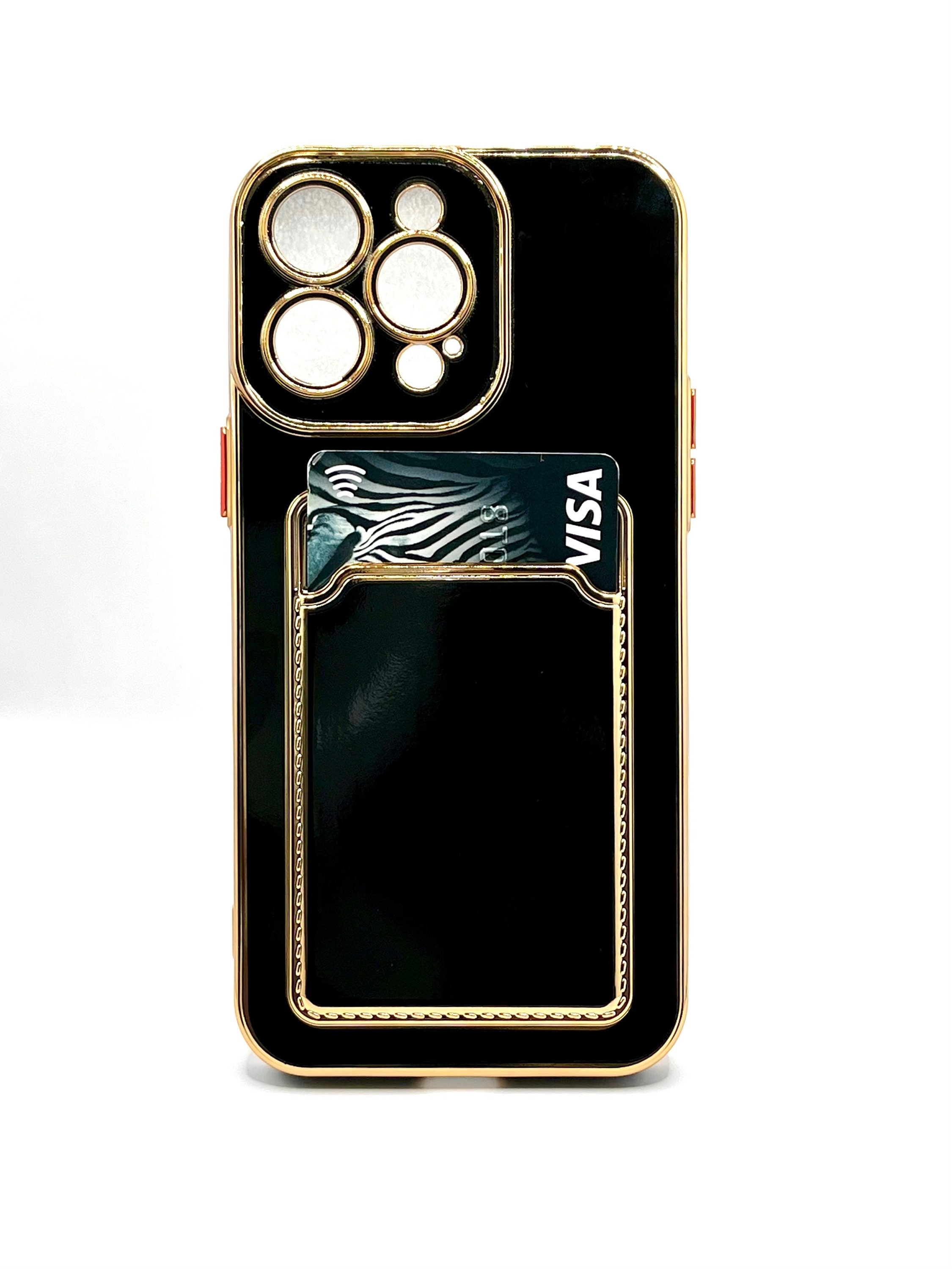 LOUIS VUITTON 3 Set Wallet Cell Phone Case Monogram Damier Glace Brown  01MQ095