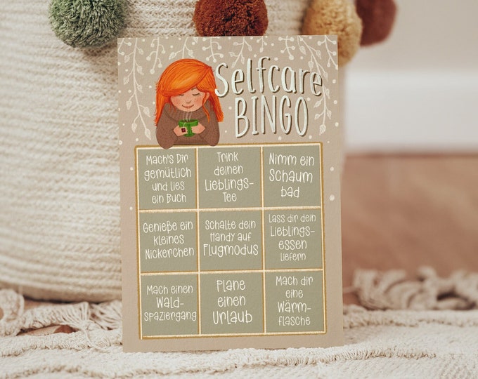 Selfcare BINGO | Postcard | A6 | Selflove |