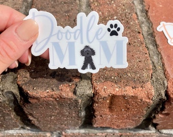 Sheepadoodle Sticker, Labradoodle Sticker, Golden Doodle sticker, Dog Mom Sticker, Water Bottle Dog Sticker, Dog Mom Sticker, Laptop Sticker