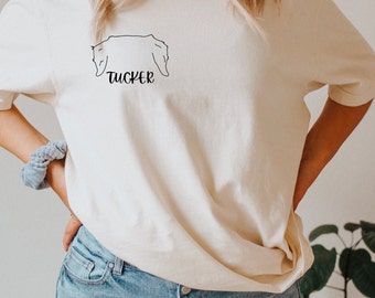 Dog Ear Sweatshirt, Dog Ear Shirt, Dog Ear Shirt Custom, Customized Dog Mom Sweatshirt, Customized Dog Mom Shirt, Personalized Dog Mom