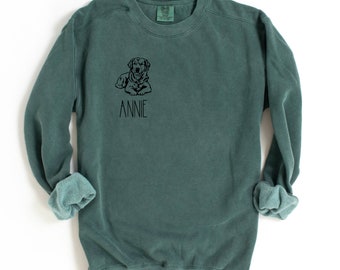 Customized Dog Sweatshirt, Personalized Dog Sweatshirt, Golden Retriever Shirt, Golden Retriever Sweatshirt, Golden Retriever Mom Shirt