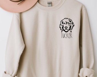 Customized Dog Sweatshirt, Personalized Dog Sweatshirt, Bernedoodle Shirt, Goldendoodle Shirt, Aussiedoodle Shirt, Sheepadoodle Shirt