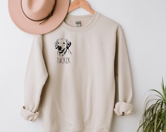 Customized Dog Sweatshirt, Personalized Dog Shirt, Lab Shirt, Labrador Shirt, Labrador retriever Sweatshirt, Labrador retriever Shirt