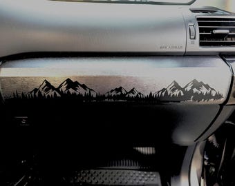5th Gen 4Runner  Mountain range lake and paddle border
