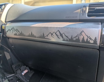 Dashboard 4Runner Mountain and Forest Decal