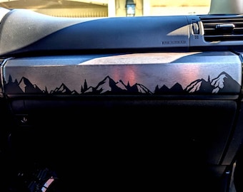 5th Gen 4Runner Box  Mountain Dashboard Decal