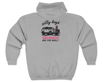 Silly Boys Runners Are For Girls Zip Hoodie |