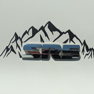 5th Generation 4Runner SR5 Road Pillar Small Mountain Range  Decals *Sold as a Pair* Different styles!