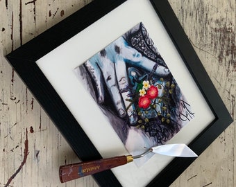 Crecimiento - Impresión de arte, arte vulva / 5x7