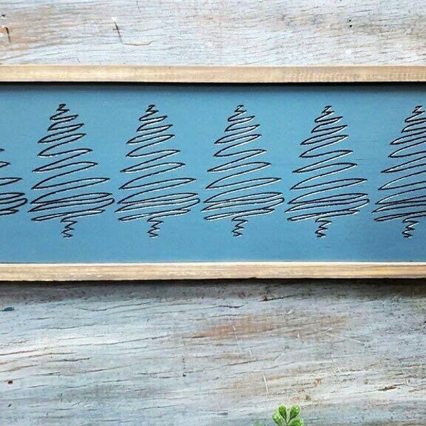 Carved Forest Scene Etsy