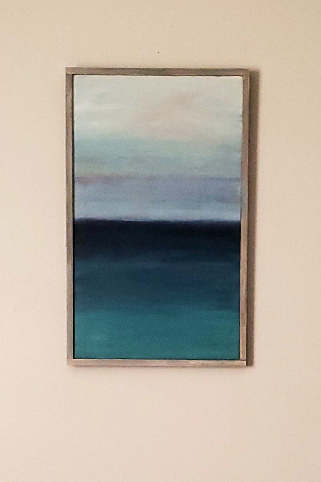 Ocean Wood Wall Art Beach Wood Wall Art Boho Home Framed Art Coastal