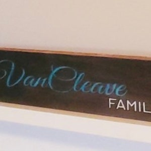 Custom Family Name Sign | Engraved Name Wood Sign | Personalized Gift | Last Name Sign | Wood Sign | Personalized Family Name Wall Art