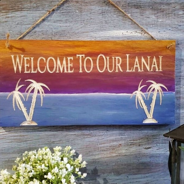 Lanai Sign - Etsy