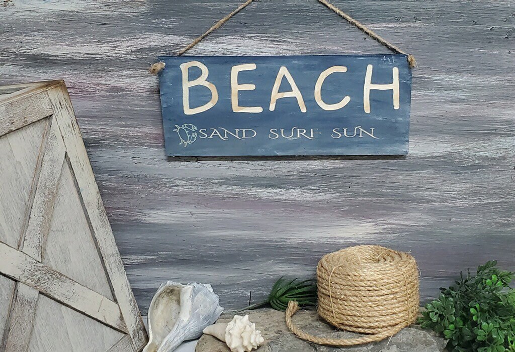 Sand And Surf Sign (Free Shipping)