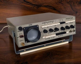 Soviet Oscilloscope H313 0-10mhz Works! Oscilloscope N313
