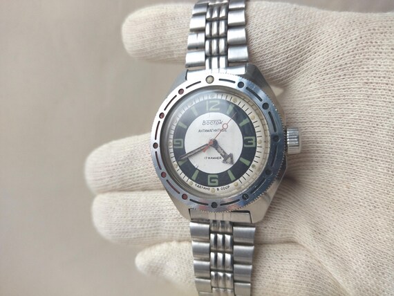 Vintage Vostok commander watch , mechanical watch Vostok , russian watch Vostok , Soviet Wostok watch,Vostok amphibian, Vostok diver