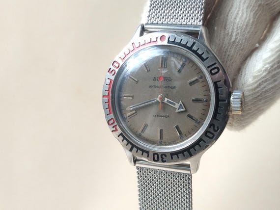 Vintage Soviet Vostok Diver Watch USSR 80s, Vintage Vostok commander watch , russian watch Vostok , Vostok amphibian,