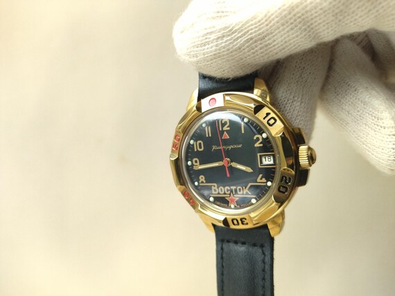 New vintage Vostok watches, Vostok tank commander watch, USSR military watch, Watches Vostok USSR, Soviet men watch Vostok, USSR wristwatch View 4