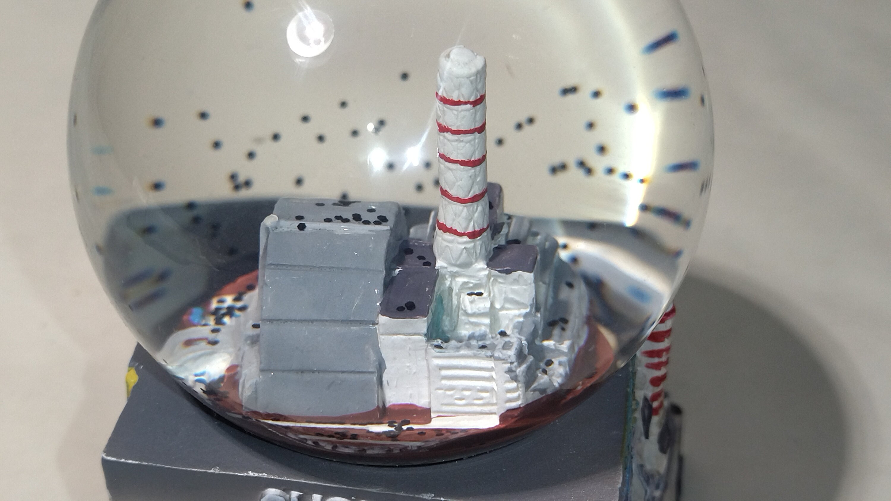 Snow Globe Chernobyl Snowball Chernobyl Snowball Nuclear Etsy