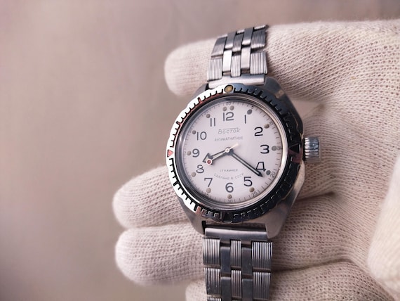 Vintage Vostok commander watch , mechanical watch Vostok , russian watch Vostok , Soviet Wostok watch,Vostok amphibian, Vostok diver