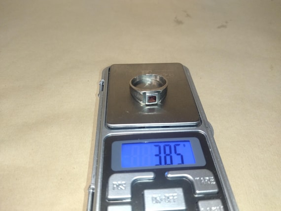 Beautiful Ukrainian silver ring ruby size 11 ,rus… - image 8