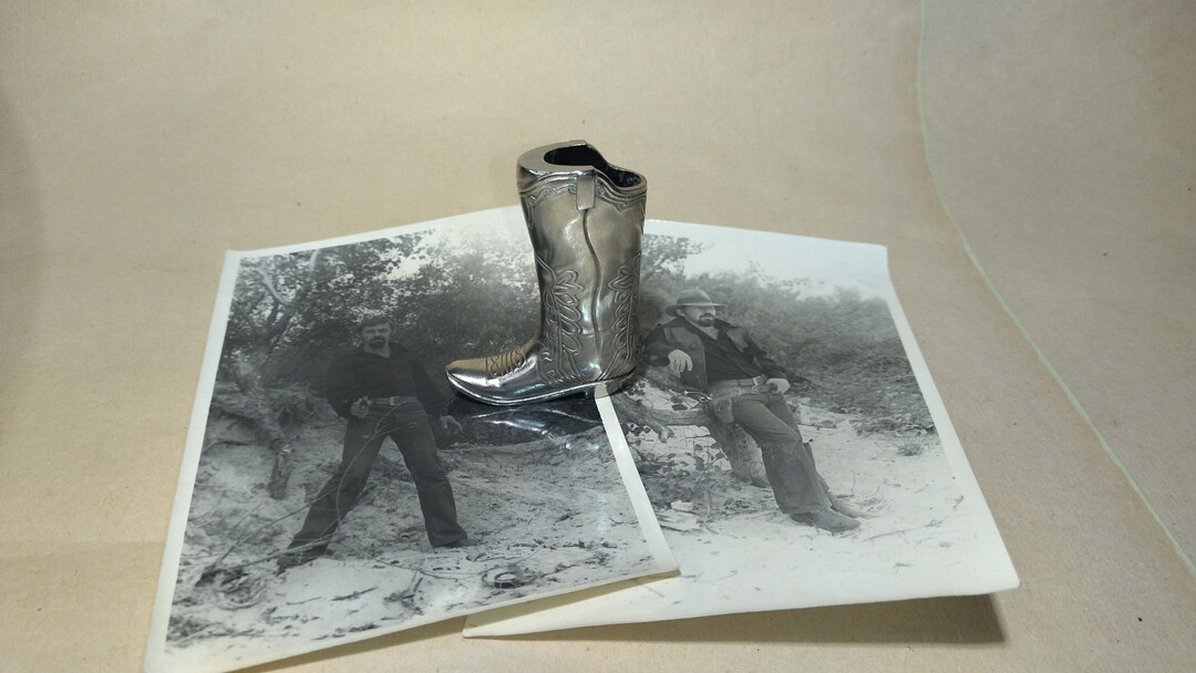 Vintage Cowboy Boot Lighter Case From 90s Lighter Case Etsy